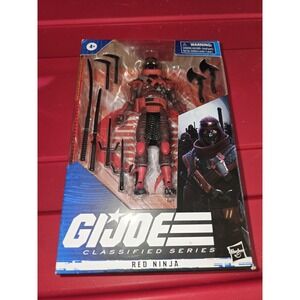 Hasbro 2020 GI Joe Classified Series #08 RED NINJA 6" Figure